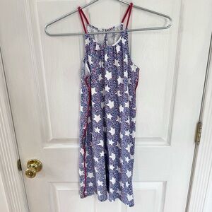 Like New Vineyard Vines Girls Cotton Firework Dress LARGE